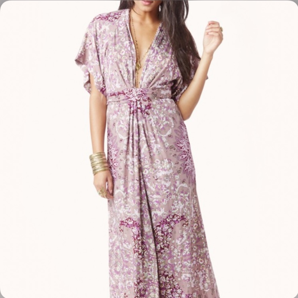 Ale by Alessandra | Kimono Maxi Dress | Size Small